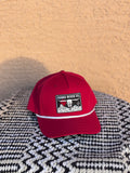 Red/White Rope Patch Cap